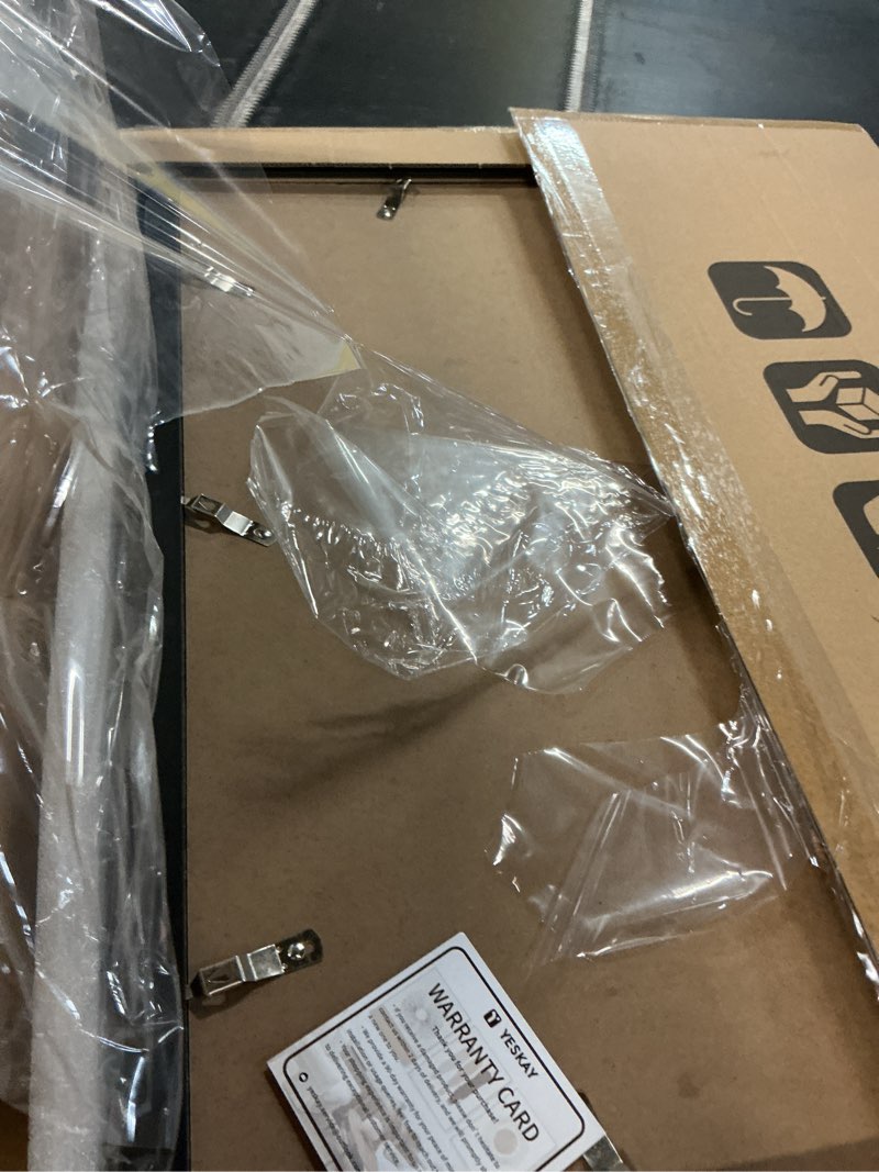 Condition photo showing Good Condition for 18x24 picture frame black set of 3, display pictures 16x20 with mat or 18 x 24 without mat, poster frames 18x24 for wall hanging horizontal and vertical black 18x24(3pk)