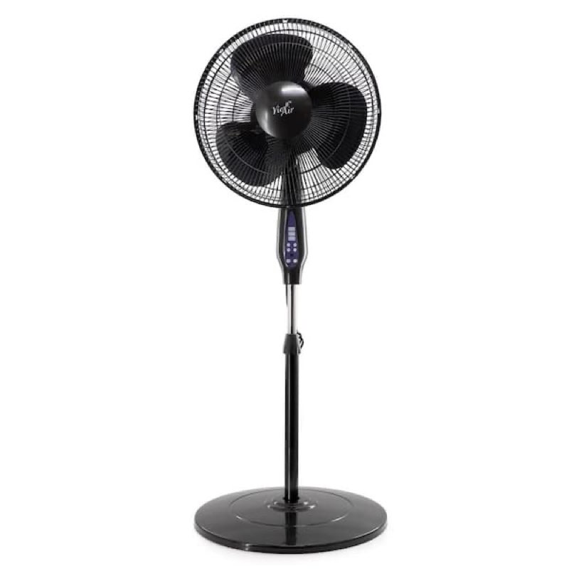 (Similar)Wall Mount Comfort Zone Oscillating Pedestal Fan With Remote