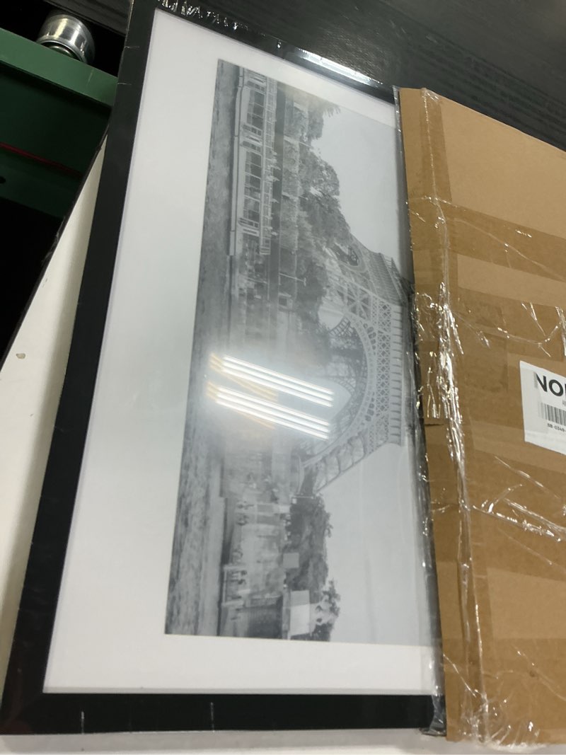 Condition photo showing Good Condition for upsimples 18x24 picture frame, display pictures 16x20 with mat or 18 x 24 without, wall hanging poster frames, black, 1 pack
