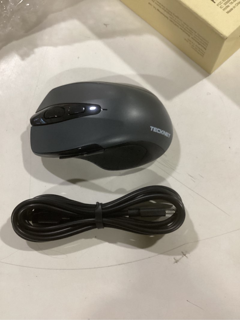 Condition photo showing Good Condition for TECKNET Wireless Mouse (BT5.0/3.0 & 2.4G) Rechargeable 4800 DPI Silent USB A & Bluetooth Mouse 6 Buttons, Wide Compatibility - Black