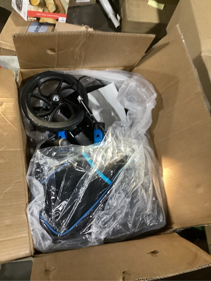 Condition photo showing Good Condition for Knee Scooter?Knee Scooter for Adults for Foot Surgery?Knee Walker for Foot Injuries Compact Crutch Alternative with Dual Braking System (Blue)