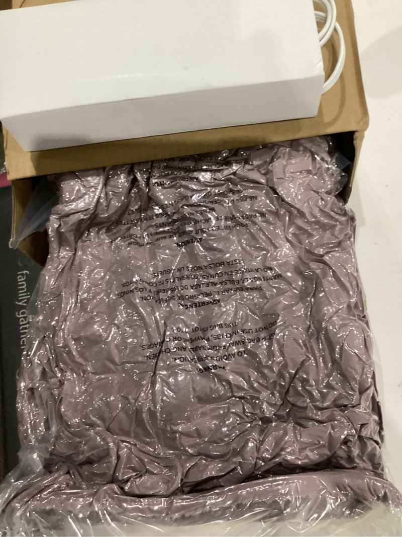 Condition photo showing New/Like New for Eydna Electric Heated Blanket Full Size 72"×84" with 9 Heating Levels & 1-10Hs Auto Off?Double Sided Plush Sherpa, Energy Efficient, Machine Washable, for Couch & Bed, Light Purple 08-light Purple Full (72" x 84")