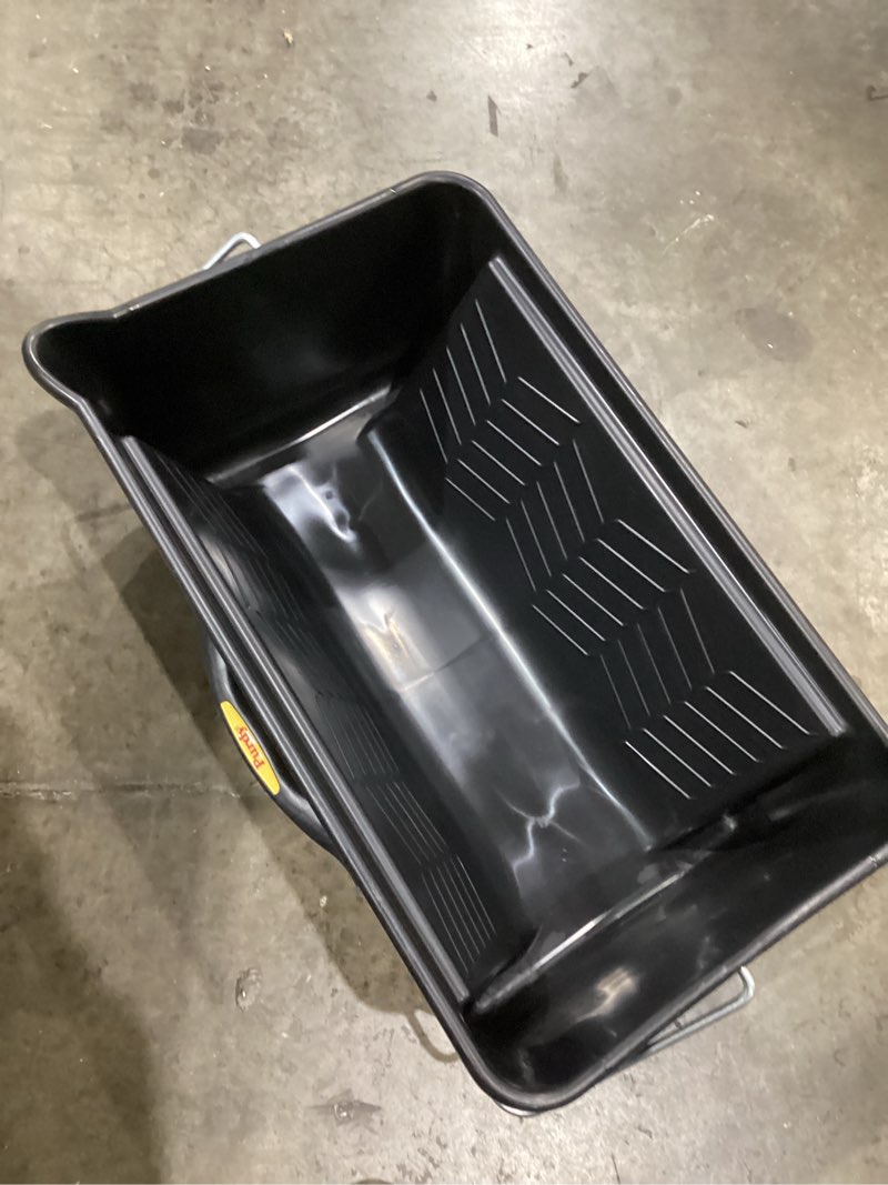 Condition photo showing As Is for Purdy 140796018 Dual Roll-Off 5-Gallon Bucket, Black