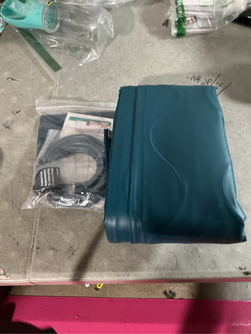 Condition photo showing As Is for lunderg alternating air pressure mattress pad with static mode - comfortable bed sore prevention - includes waterproof mattress topper for hospital bed or home & quiet pump - recommended by doctors