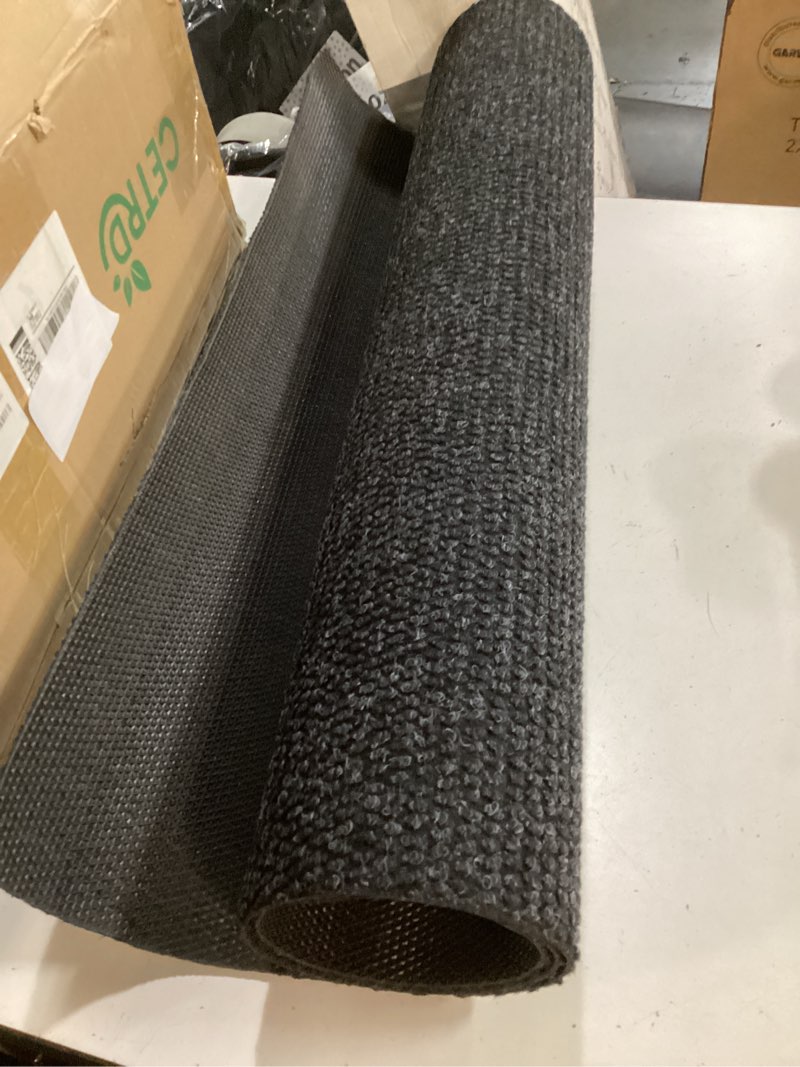 Condition photo showing Good Condition for extra large commercial industrial rug heavy duty outdoor indoor entryway doormat low profile welcome entry door mat non slip backing for entrance home ,black