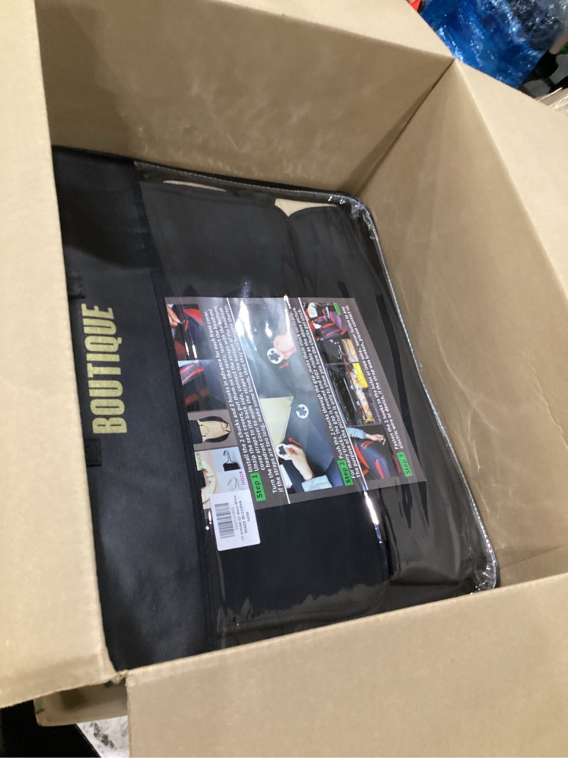 Condition photo showing Good Condition for yiertai dodge ram seat covers for 2009-2025 2026 1500hd 2010-2025 2026 2500/3500hd crew double cab quad cab laramie tradesman truck waterproof faux leather(5 pcs full set/black-white)