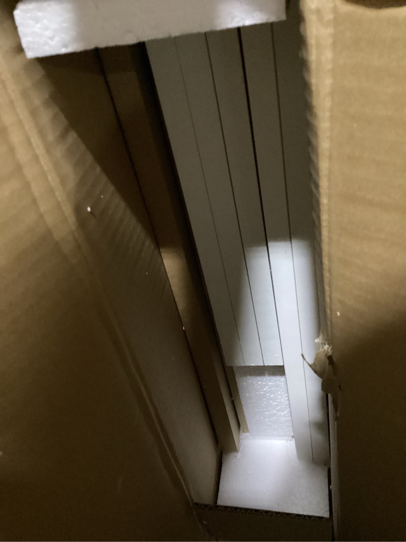 Condition photo showing As Is for Tvilum Sofia 6-Drawer Bedroom Double Dresser in White, 54.6" W x 32.6" H x 15.7" D