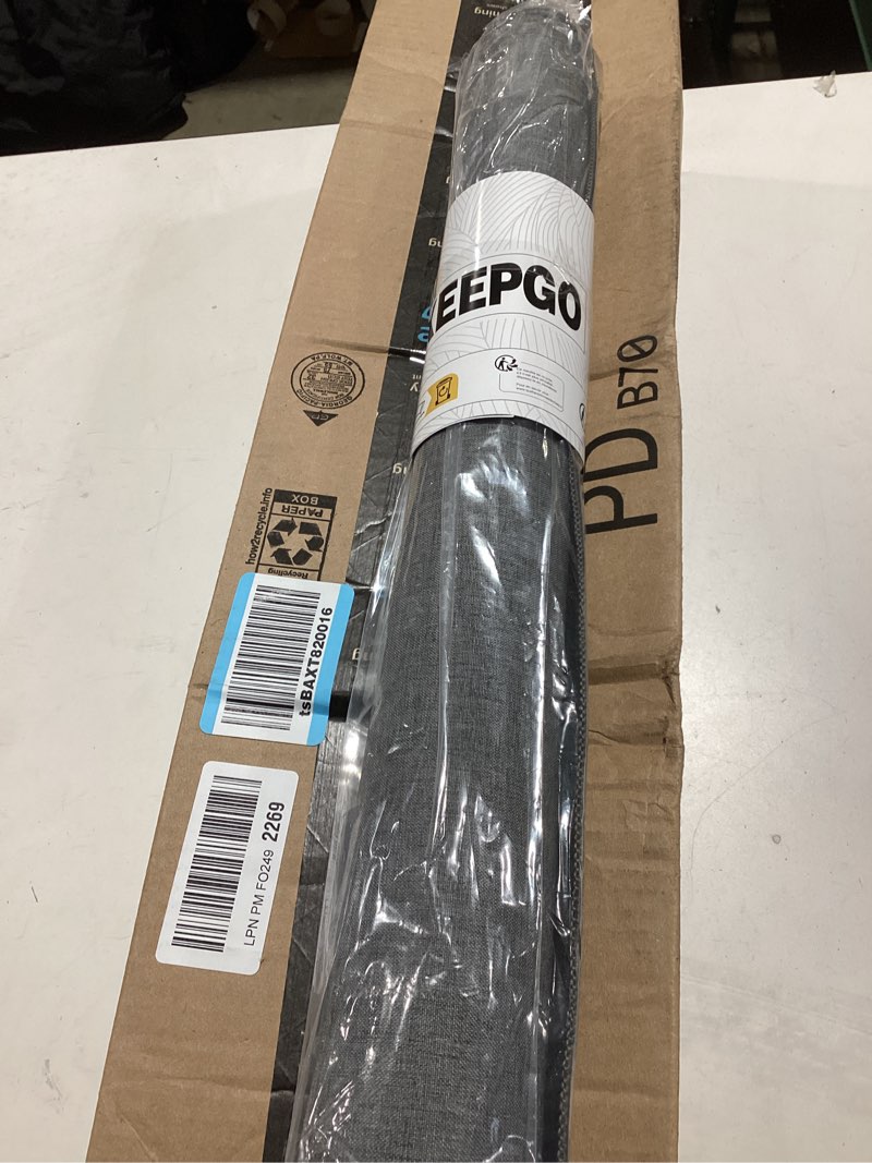 Condition photo showing Good Condition for LEKEEPGO Door Mat 17"x29", Non Slip Door Mat Indoor Entrance, Rubber Backing Indoor Door mat Washable Absorbent Low-Profile Doormat Front Entryway Entry Resist Dirt Inside Door Mats, Khaki 1'5" x 2'5" (Rectangular) Khaki