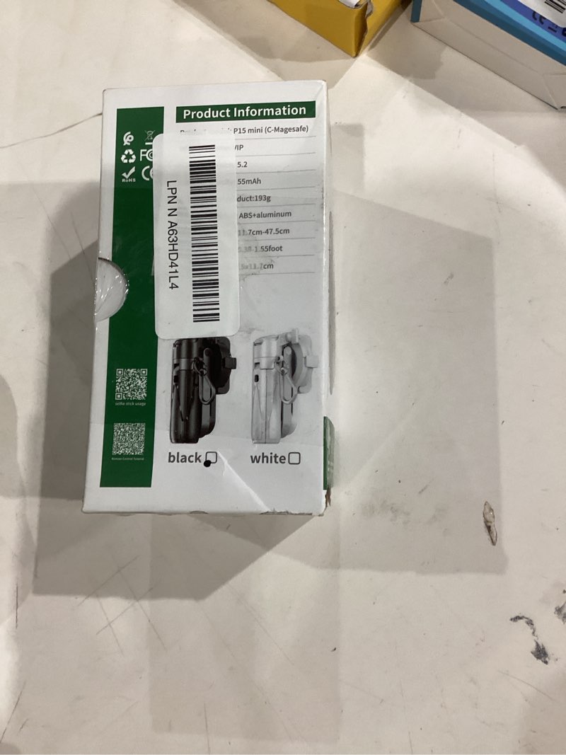 Condition photo showing New/Like New for Magnetic Mini Phone Selfie Stick, Mag-Safe 4 in 1 Small Portable Pocket Tripod for iPhone/Android, with Removable Phone Clip, Remote & 2 Fill Light for Photograph/Live Streaming/Video Recording