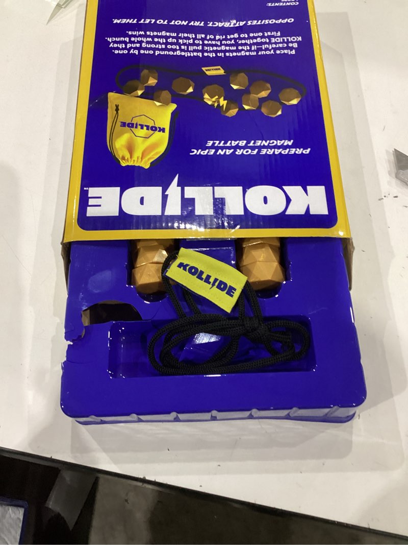 Condition photo showing As Is for Kollide by Relatable, Exciting Magnetic Game for Easter Family Game Night, Great Fun Games for Kids and Easter Basket Gifts, Includes 1 Rope, 20 Magnets, and Instructions