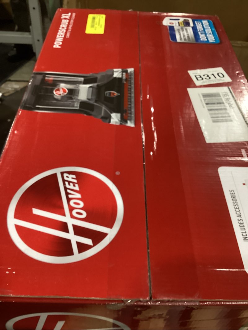 Condition photo showing New/Like New for hoover powerscrub xl carpet cleaner machine, fh68010