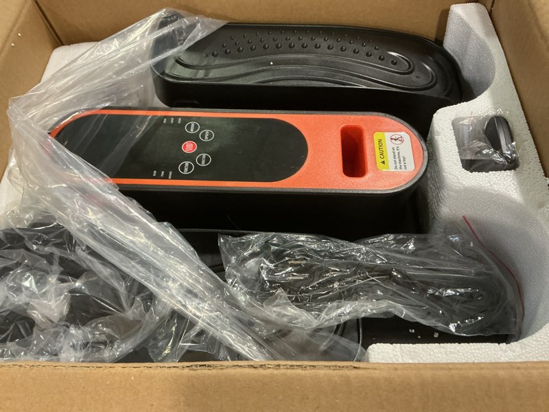 Condition photo showing Good Condition for 2025 New Under Desk Elliptical Machine,Portable Seated Pedal Exercise Machine for Seniors,Mini Leg Exerciser with 12 Adjustable Speeds&Remote Control,Quiet&Compact for Home Office Orange