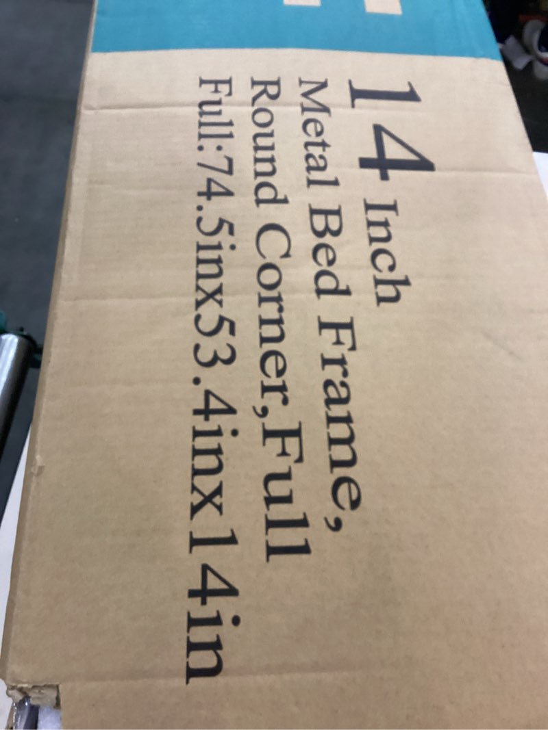 14” metal bed frame