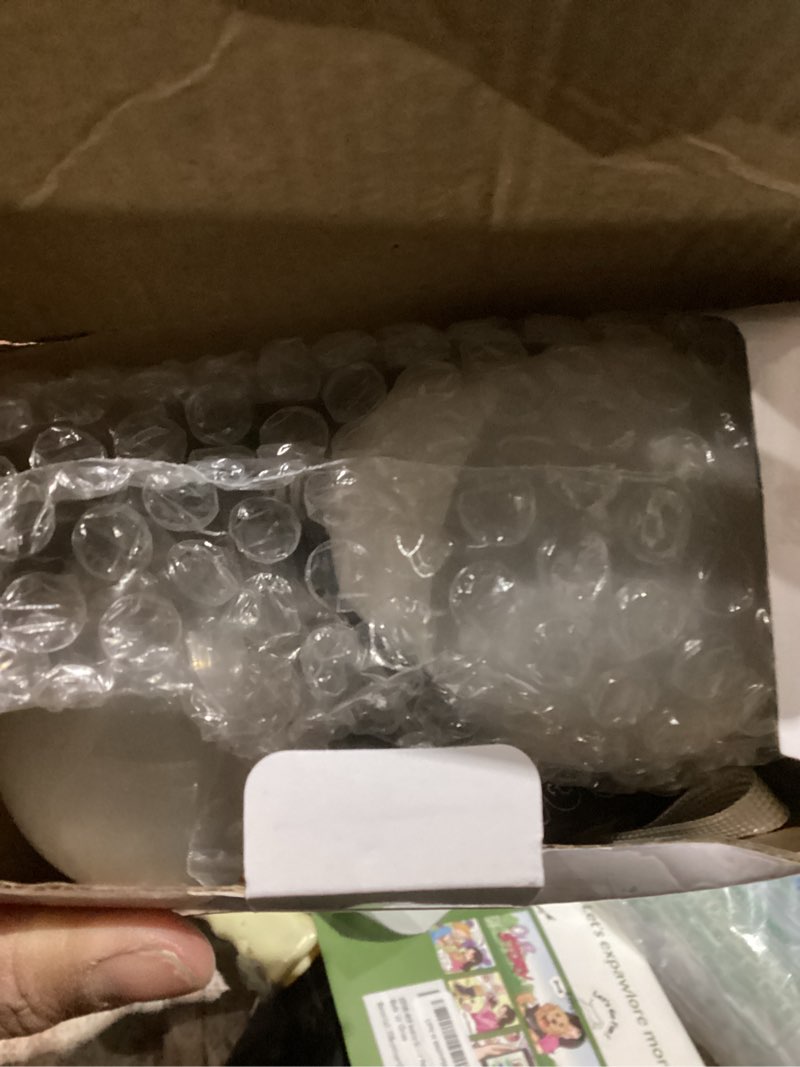 Condition photo showing As Is for Brightown E26 Rechargeable Light Bulb with Remote Timer and 3 Color Temperatures, Battery Backup Bulb for Sconces and Lamps, E26 Detachable Charging for Non-Hardwired Fixture, Dimmer, 700LM 2 Pack