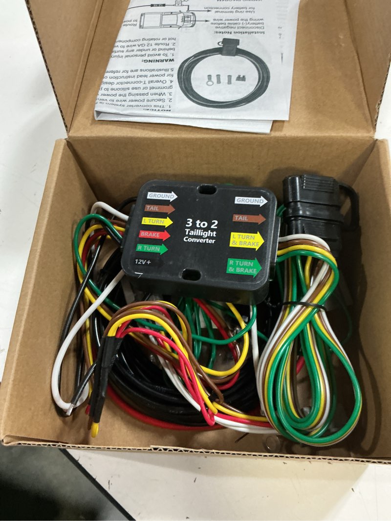 Condition photo showing New/Like New for waterwich 4-pin trailer wiring harness compatible with 2020-2024 ford explorer, 2011-2019 ford taurus, 2013-2016 lincoln mks replacement for 56093 trailer hitch wiring harness