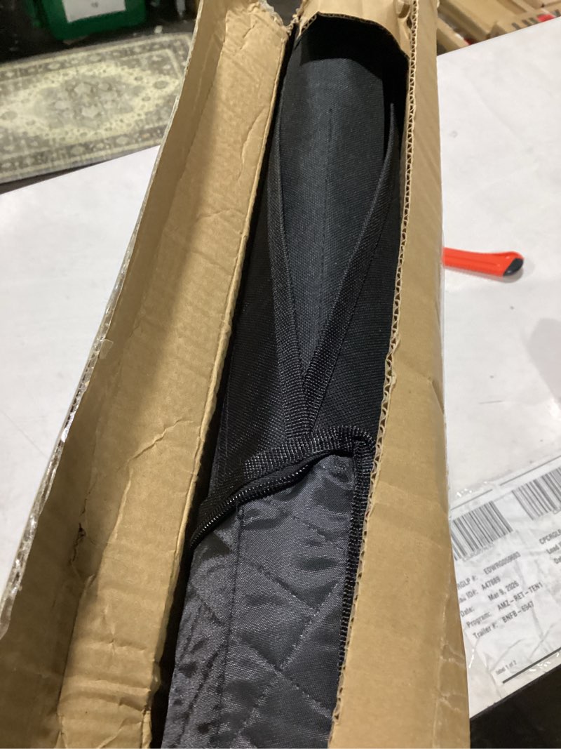 Condition photo showing New/Like New for GJEASE Car Back Seat Extender for Large Dogs up to 200lbs,Dog Car Back & Front Seat Extender with Storage,Pets Can to Have The Whole Front/Back Seat to Stretch Out and Nap On Trips Black+Fur Remover Brush