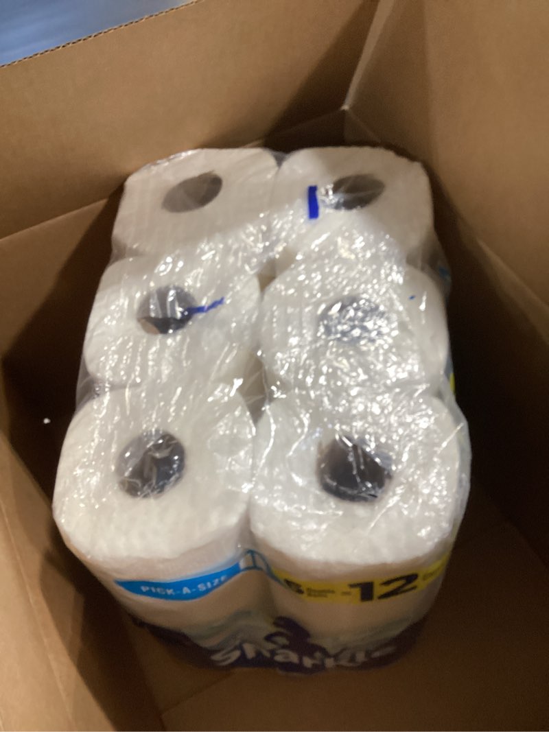 Condition photo showing New/Like New for sparkle pick-a-size paper towels, 6 double rolls (660 sheets total) - strong 2-ply towels for kitchen cleanup and everyday messes double 110 sheet (6 packs)