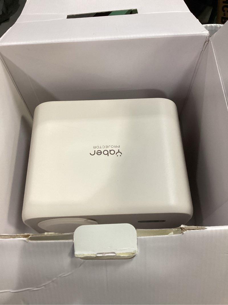 Condition photo showing Good Condition for [Netflix-Licensed/Sound by JBL] Yaber L2 Plus Projector with WiFi and Bluetooth, Native 1080P Projector 4K Support, Auto Focus/Keystone Correction, Built-in Apps, Portable Proyector for Home & Outdoor Beige