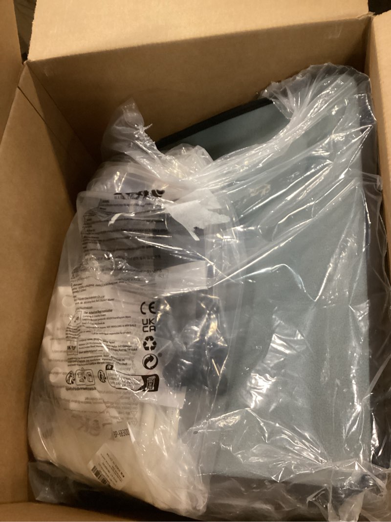 Condition photo showing As Is for Lekereise 2-in-1 Cat Travel Carrier with Litter Box, (20.85" x2) x19.7"x19.7" Large Cat Carrier with Zipper Locks for Moving Across The Country (No Hammock) - Grey (20.85"x2)L x 19.7"W x 19.7"H PVC Grey