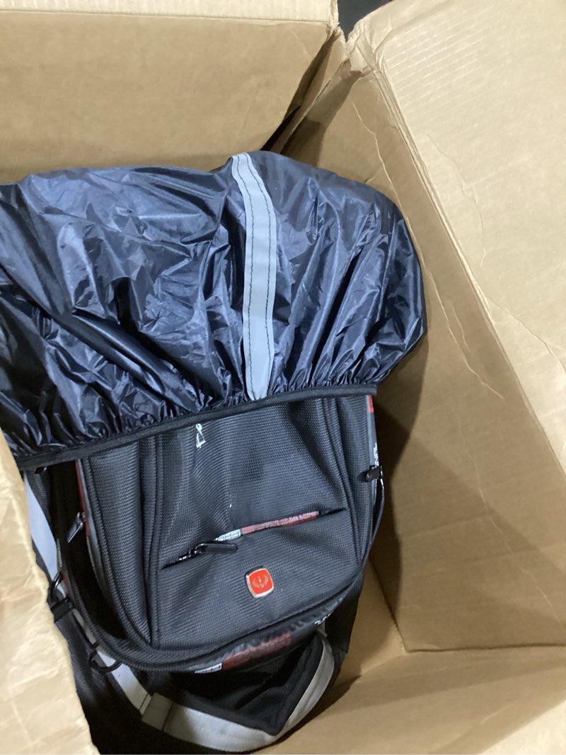 Condition photo showing Good Condition for rolling backpack for adults, 22 inch backpack with wheels for business, college student and travel commuter, waterproof wheeled backpack (black)