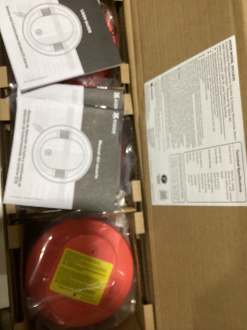 Condition photo showing Good Condition for Kidde Hardwired Smoke & Carbon Monoxide Detector for Home, 10-Year Battery Backup, Interconnectable, 3-Pack 3 Pack