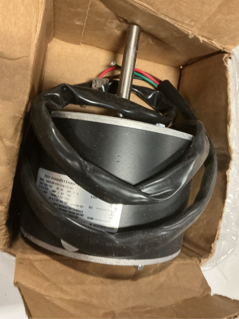 Condition photo showing Good Condition for k55hxjpm-9251 1/6 hp 825 rpm condenser fan motor compatible replacement for us motors