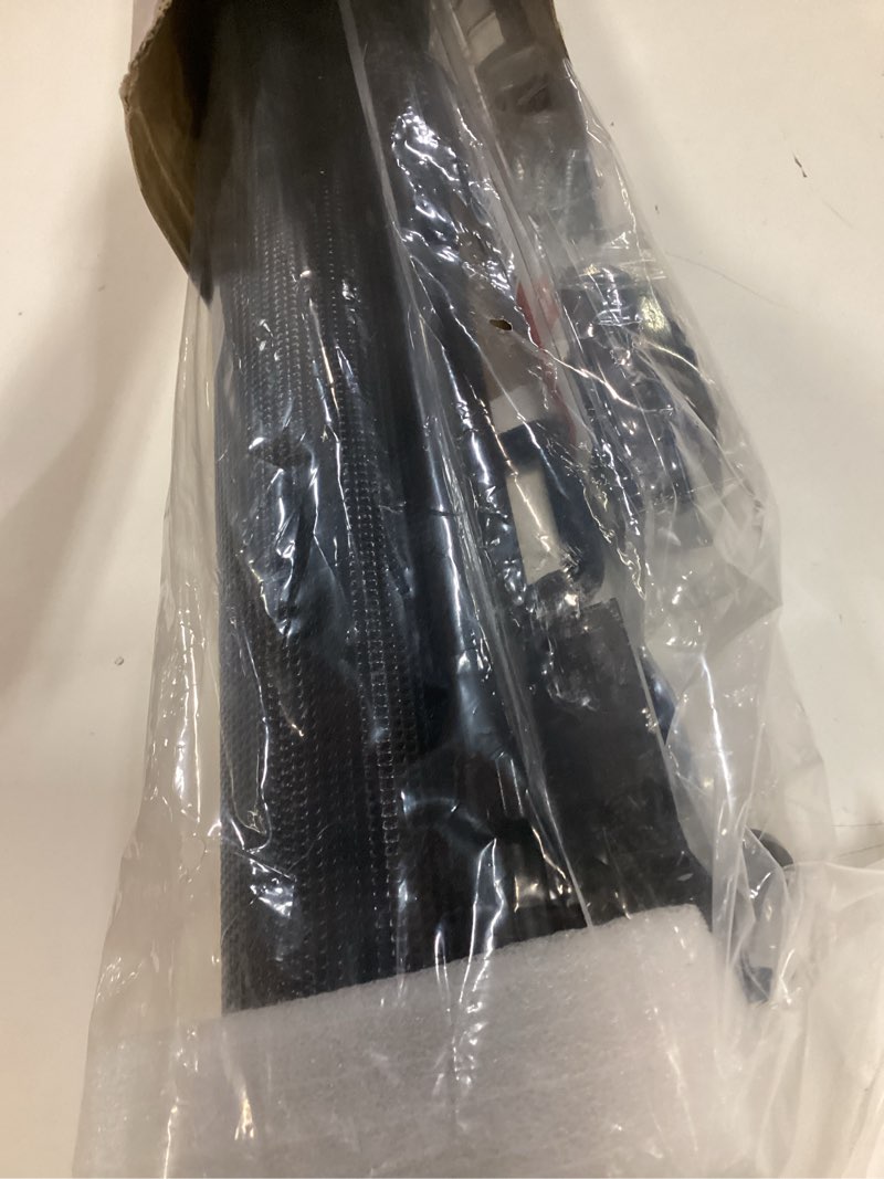 Condition photo showing New/Like New for Reinforced 42” Tall x 130” Extra Wide Retractable Baby Gates Extra Tall Pet Gate for Wide Openings Long Dog gate with Rods to Prevent Crawling Through, Dog Gates for Doorways Indoor Outdoor, Black Black Reinforced 42" Tall x 130" Wide