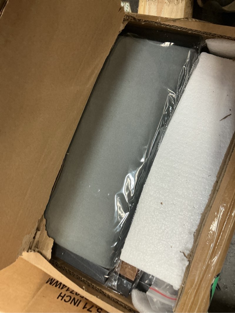 Condition photo showing Good Condition for OLEVS King Bed Frame with Headboard, Metal Platform Bed King Size with 2-Tier Storage, LED Light & Charging Station Type C, No Box Spring Needed, Easy Assembly