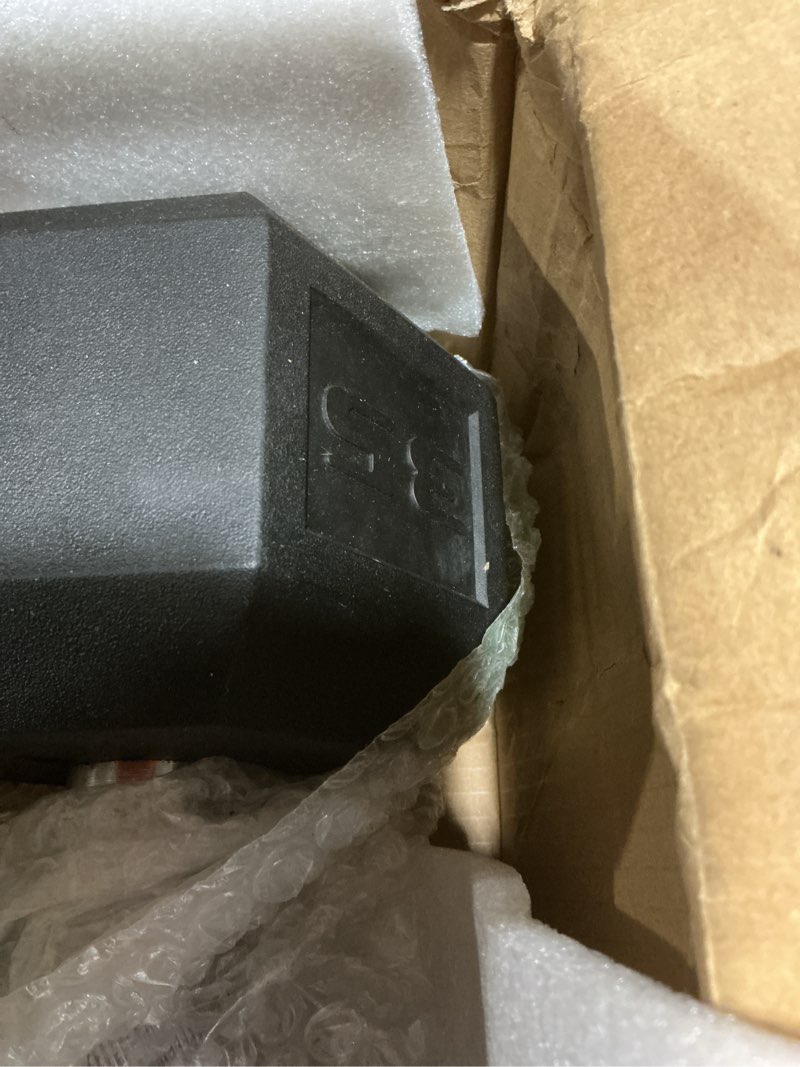 Condition photo showing New/Like New for cap barbell coated hex dumbbell weight - single | 10-120 lbs | multiple options chrome handle 35 lb