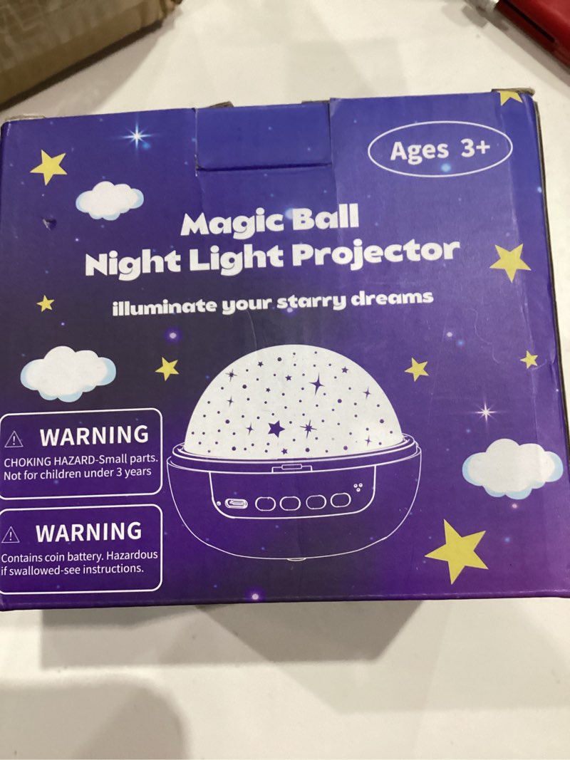 Condition photo showing Good Condition for COOLNIGHT Night Light for Kids,93 Lighting+3 Films Kids Night Light Projector,Remote+Dimmable Star Projector,360° Ceiling Stars Glow in The Dark Stars,Christmas Gifts for 4 Year Old Boy Birthday Gift Black