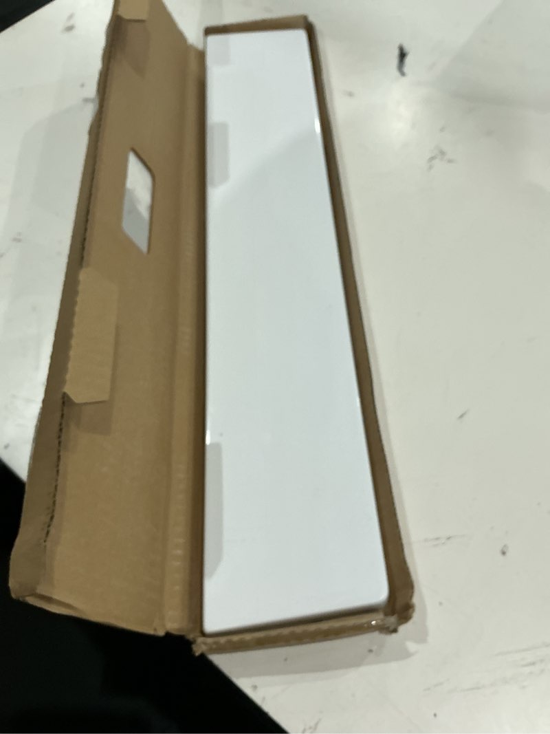 Condition photo showing Good Condition for design house universal cultured marble side splash, 21.5-inch, solid white, improved packaging, 550905 21 1/2 in. w x 1/2 in. d universal side splash