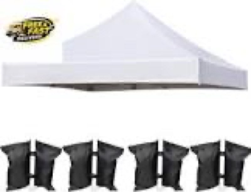10x10 canopy replacement top cover for pop up canopy tent, industry-leading 3000mm water resistance,