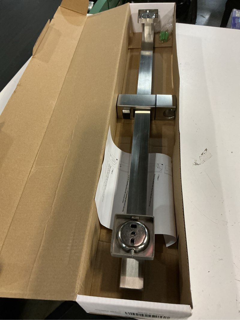 Condition photo showing As Is for Akitbahome Shower Slide Bar Grab Bar for Bathroom Height/Angle Adjustable Handheld Shower Holder,SUS 304 Stainless Steel Brushed Nickel Finish