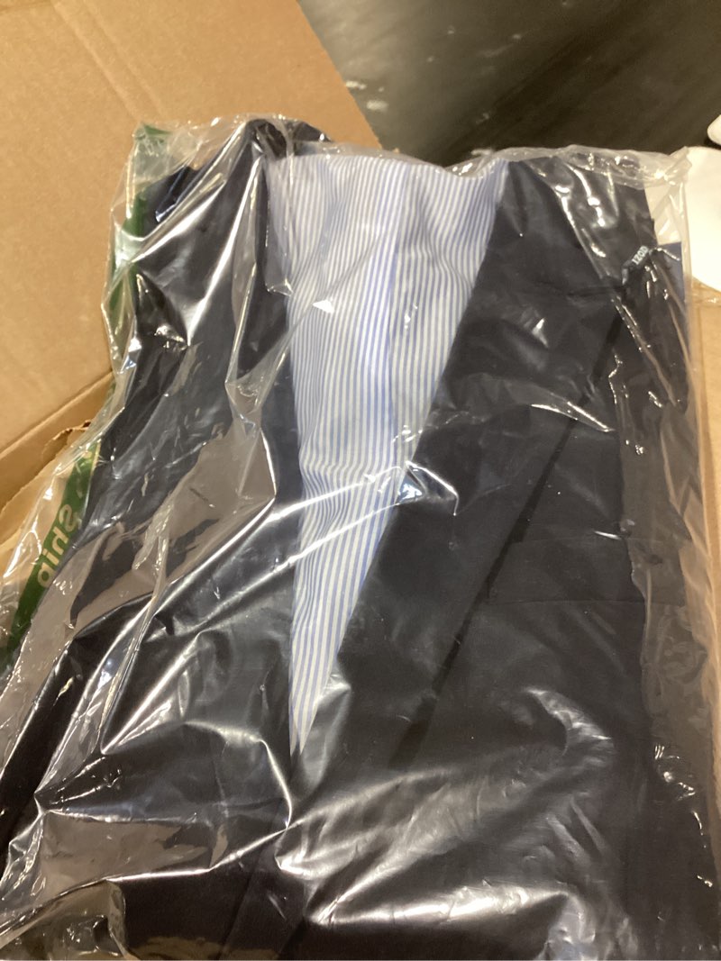 Condition photo showing Good Condition for izod boys' brass button blazer jacket 18 blue indigo