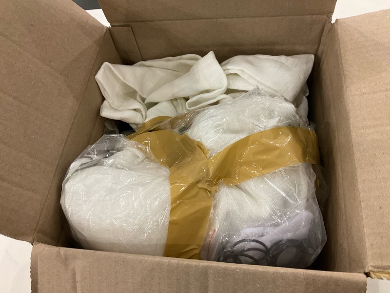 Condition photo showing New/Like New for Curtains, Linen, White