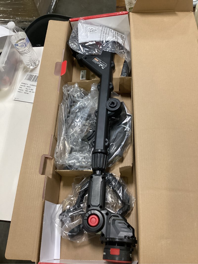 Condition photo showing Good Condition for hyper tough 12" 20v brushless cordless string trimmer with 20v max 2.0ah battery and charging cable