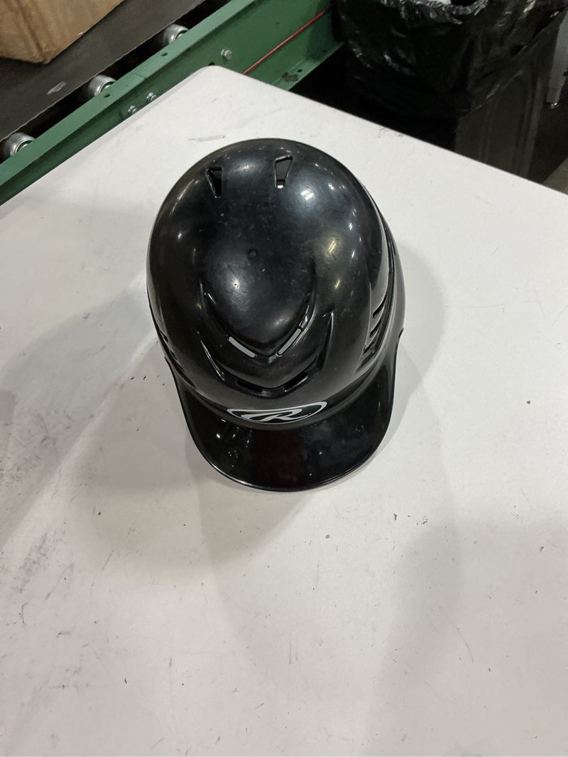 Condition photo showing As Is for rawlings | coolflo batting helmet | 6 1/2" - 7 1/2" one size fits most | facemask option | multiple colors black + facemask