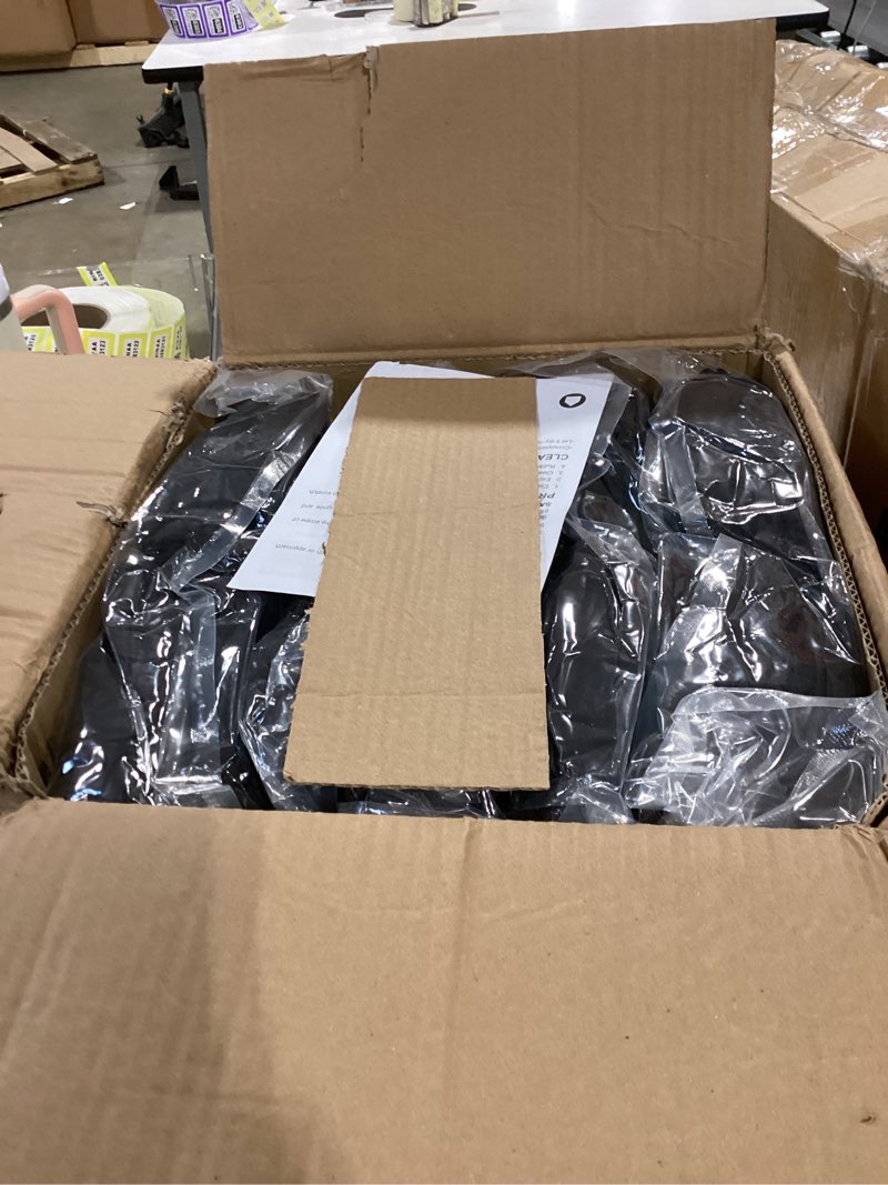 vevor 50 pcs flat-front chair covers polyester spandex stretch slipcovers for wedding party dining b