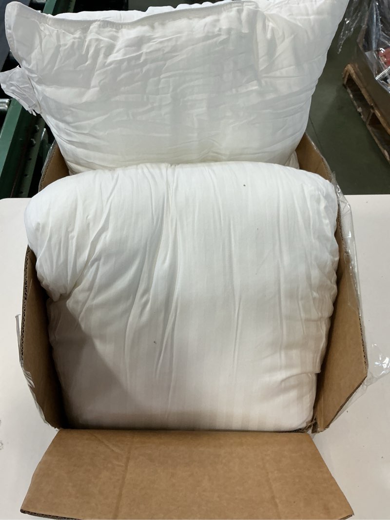 Condition photo showing As Is for Beckham Hotel Collection Bed Pillows Standard/Queen Size Set of 2 - Original Soft Down Alternative Pillow for Sleeping - Soft Support for Back, Stomach or Side Sleepers