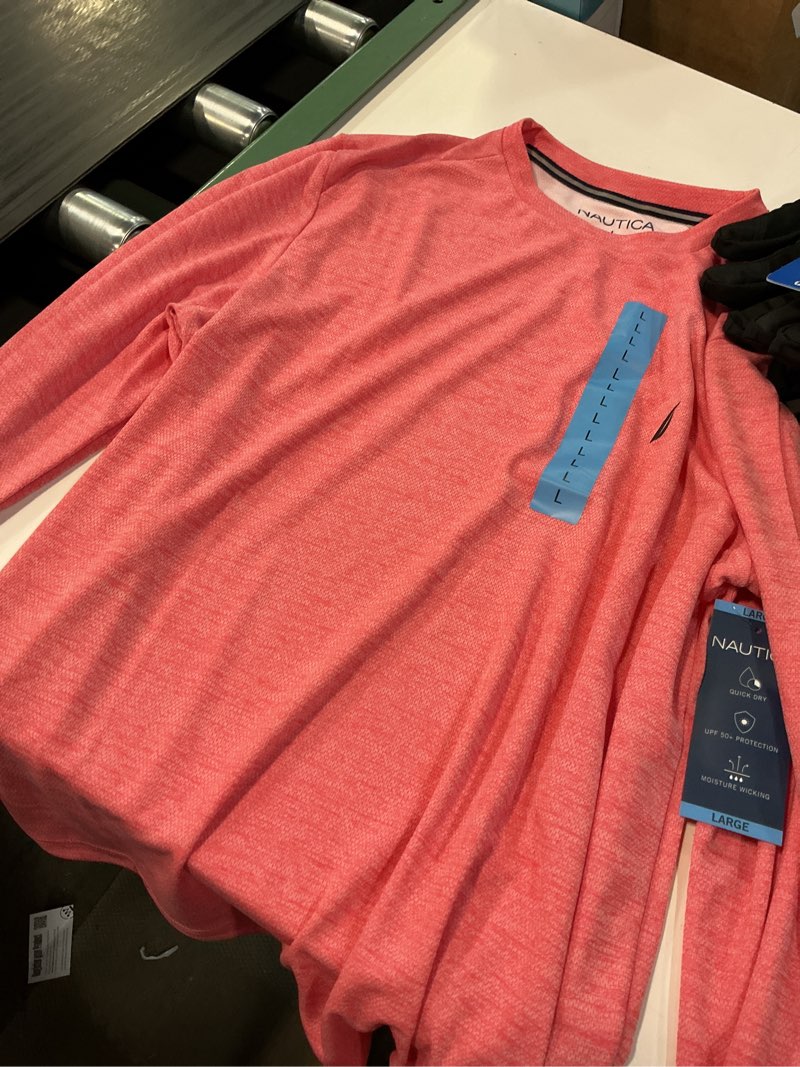 Condition photo showing Good Condition for nautica men's uv t-shirt  size large 