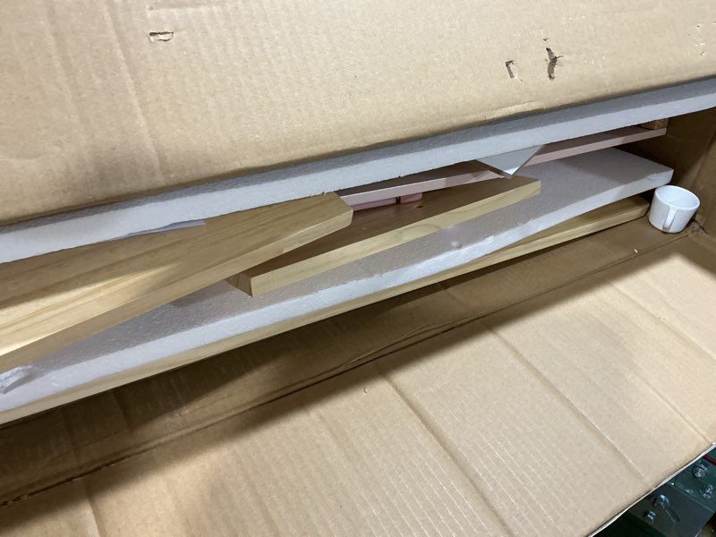 Condition photo showing As Is for ROBUD Play Kitchen for Kids Toddlers, Wooden Play Kitchen with Realistic Accessories, Toy Kitchen Set with Plenty of Play Features, Modern Style Toy Kitchen for Girls & Boys, Gift for Ages 3+, Pink