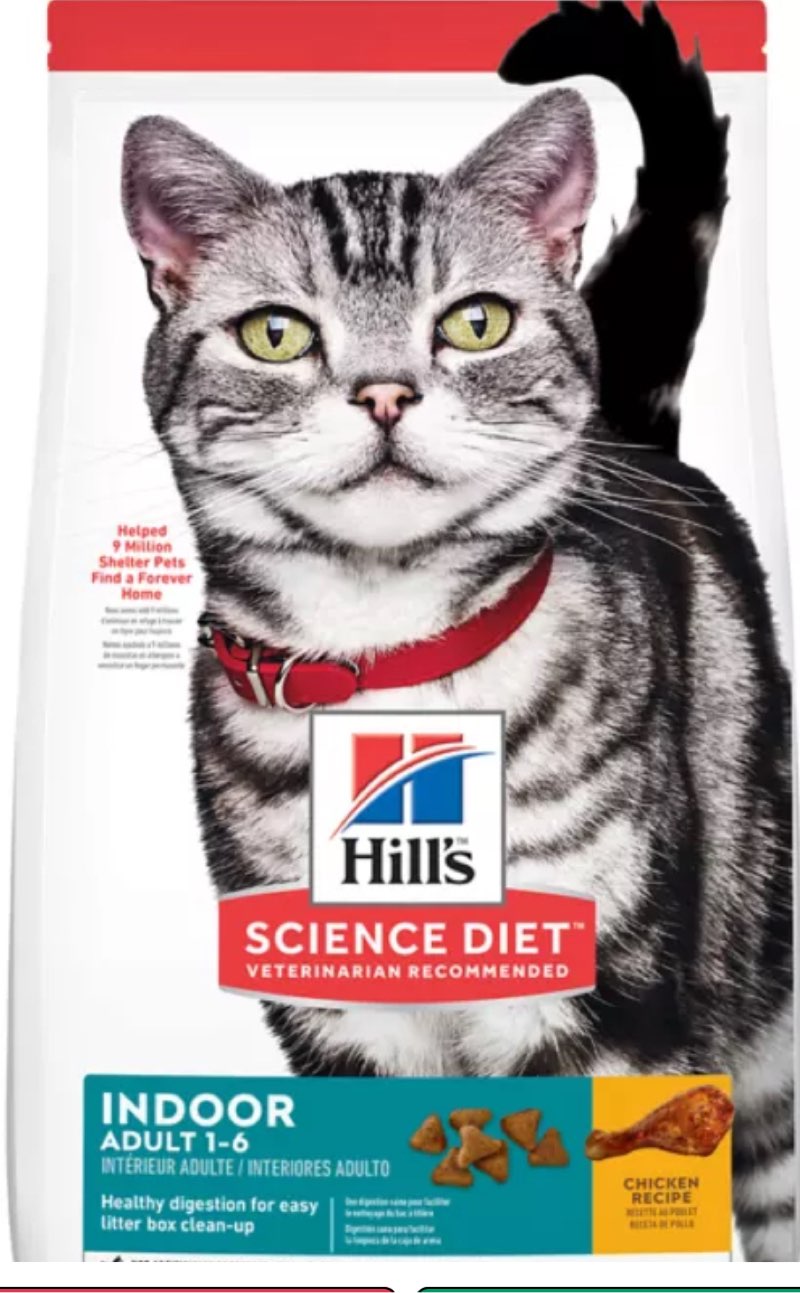 hill's® science diet® indoor adult dry cat food - chicken