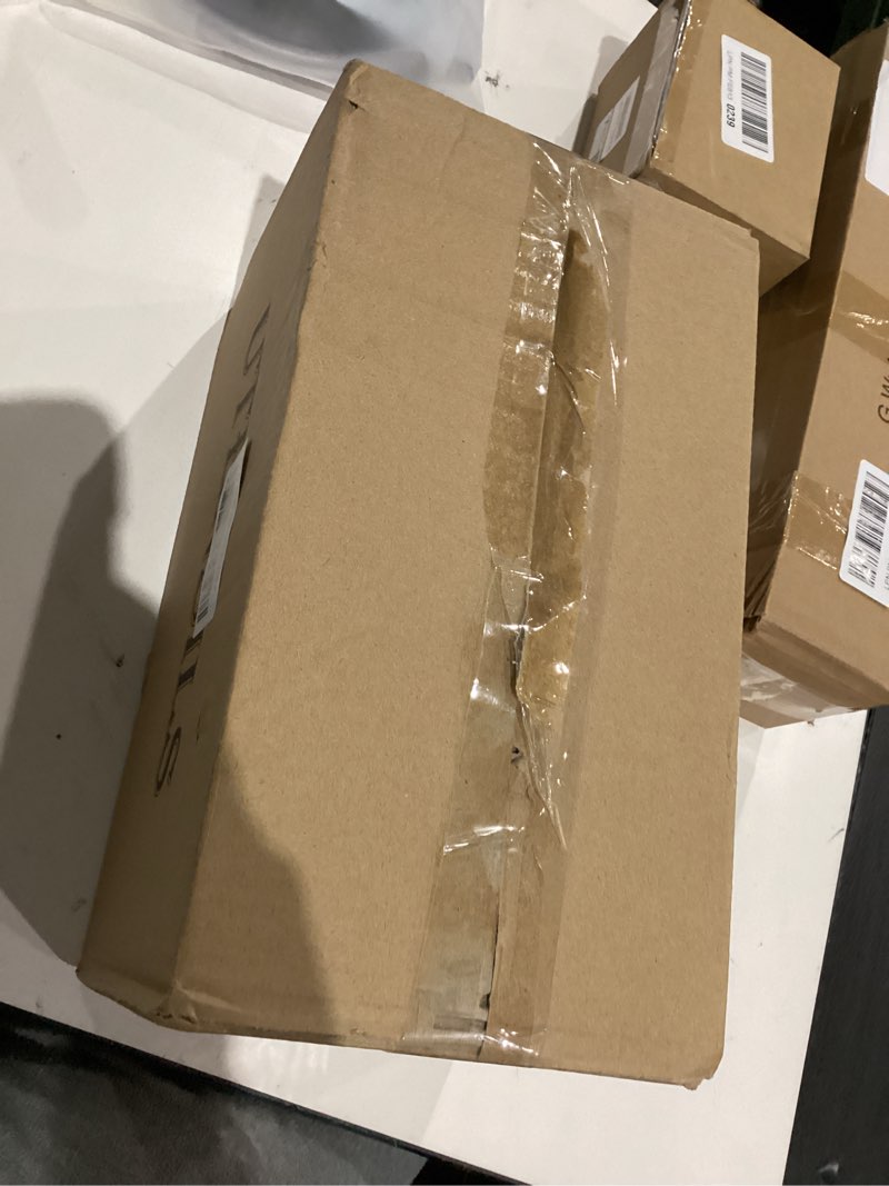 Condition photo showing As Is for Suli Extra Large Kitchen Utensils Holder with 4 Compartments, White Wooden Utensil Organizer for Kitchen Countertop, Farmhouse Utensil Storage, Rustic Cooking Utensils - White Grain