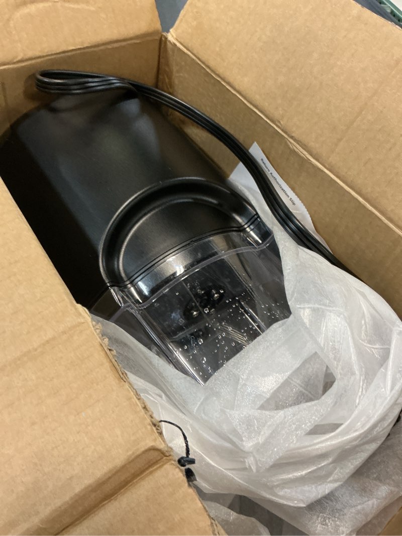 Condition photo showing As Is for keurig k-express single serve k-cup pod coffee maker, 3 brew sizes, strong button feature, 42oz removable reservoir, black