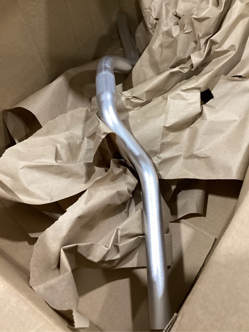 Condition photo showing Good Condition for keenso handlebar, aluminum alloy mountain bike riser bar cycling sports riser bar components 25.4mm×520mm silvery