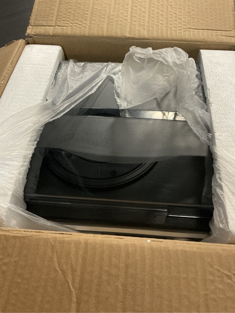 Condition photo showing Good Condition for 9 in 1Record Player with 2 External Speakers Bluetooth Turntable 3 Speed Vinyl Player with CD Cassette AM FM Radio USB SD MMC Playback and Remote Control