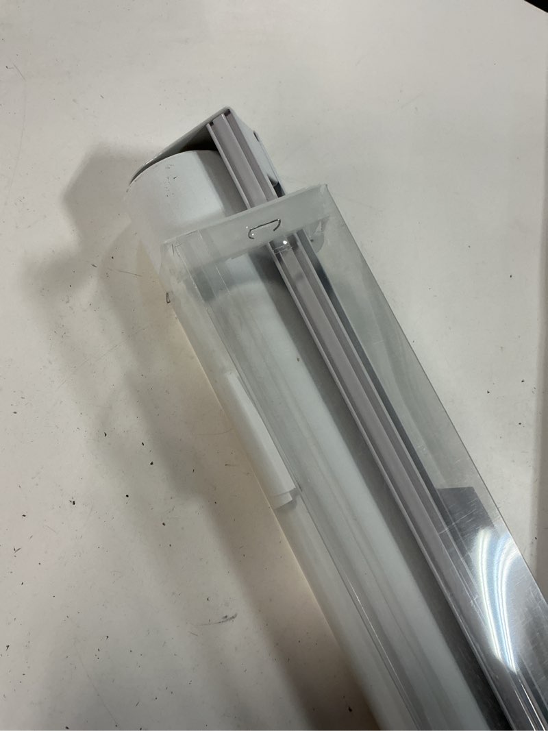 Condition photo showing As Is for chrisdowa cordless blackout roller shades for windows, thermal insulated uv protection pull down shades, total blackout window blinds for home, office, bedroom, door (35" w x 72" h, white) 35"w x 72"h white