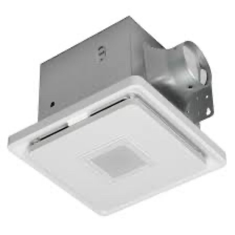 Homewerks 7130-13-BT White Decorative LED, Bluetooth Bathroom Exhaust Fan NEW 