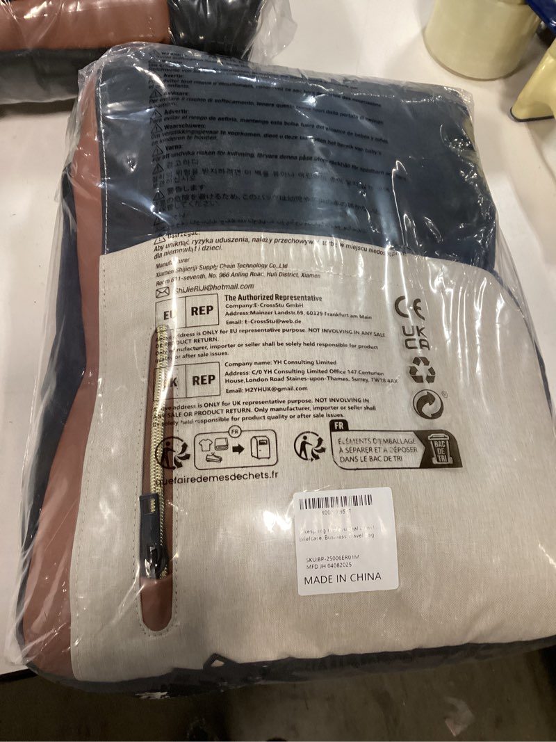 Condition photo showing New/Like New for Travel Laptop Backpack, Large Work Bag for Women Men, Carry On Luggage Suitcase Airline Approved Personal Item Backpack, 17" Waterproof Computer Bag for College Hiking Weekender Essentials