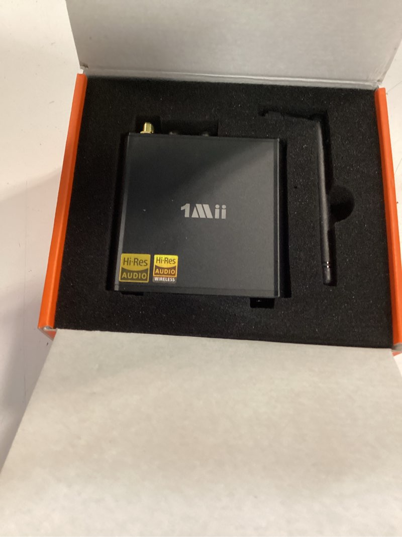 Condition photo showing Good Condition for 1mii ds220 hifi bluetooth 5.3 receiver – long range wireless audio adapter with audiophile dac, ldac & aptx hd, oled display, optical/rca outputs for home stereo & av receiver, eq mode black